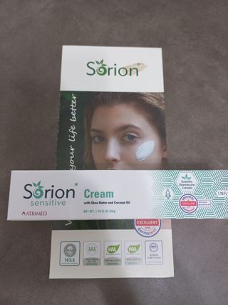 건선/아토/습진/민감성 피부 천연보습진정크림 소리온 크림 & 센시티브 크림 50g — 4점을 준 리뷰어가 2022년 1월 올린 사용 사진