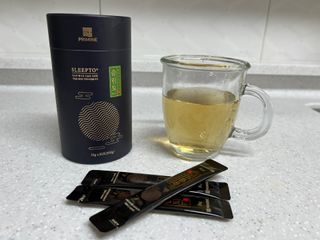 프리마인 자체 기업부설 연구소에서 찾아낸 건강한 수면의 비밀.  슬립토 플러스 30포 — 4점을 준 리뷰어가 2022년 9월 올린 사용 사진