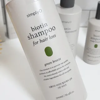 심플리오 비오틴 탈모케어 솔루션 3종 샴푸500ml+앰플100ml+워터 트리트먼트 250ml — 5점을 준 리뷰어가 2022년 7월 올린 사용 사진