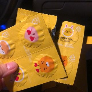 일동제약 마이니 마이니 생생톡톡비타C — 5점을 준 리뷰어가 2021년 2월 올린 사용 사진