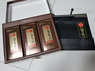 [광동제약] 광옥고 홍삼 본 밸런스 1박스 30포 — 5점을 준 리뷰어가 2021년 9월 올린 사용 사진