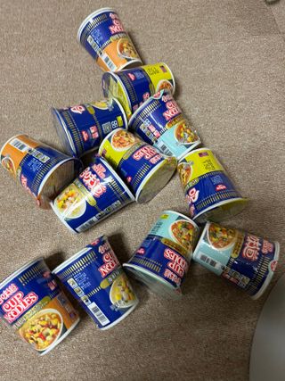 NISSIN 닛신 컵누들  4종 - 씨푸드오리지날, 씨푸드 스파이시, 씨푸드 커리, 씨푸드 XO소스 — 5점을 준 리뷰어가 2023년 1월 올린 사용 사진