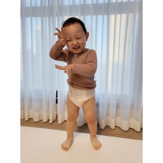 쿠잉 에어드라이  풀커버 팬티기저귀 (L/XL/XXL/XXXL) 1팩 — 5점을 준 리뷰어가 2023년 2월 올린 사용 사진