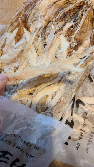 [오늘바스켓] 용대리 손질하늘태 130g — 5점을 준 리뷰어가 2021년 5월 올린 사용 사진