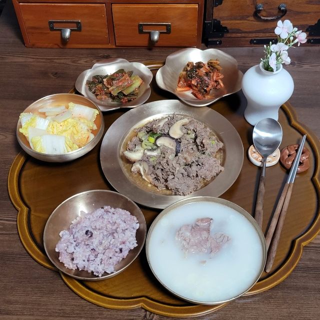 불고기 설렁탕 세트 리뷰 사진