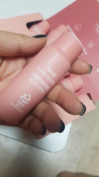 랩앤뷰티 메가 벨벳 콜라겐 12000 — 5점을 준 리뷰어가 2021년 5월 올린 사용 사진