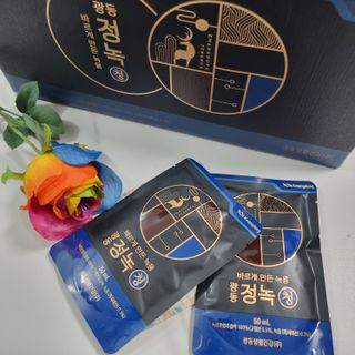 광동생활건강 [광동] 바르게 만든 녹용, 광동정녹청 30포. — 5점을 준 리뷰어가 2022년 6월 올린 사용 사진