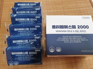 바른비타민 옵티엠에스엠2000 1박스 60포 관절 연골 복합건강기능식품 — 5점을 준 리뷰어가 2021년 6월 올린 사용 사진