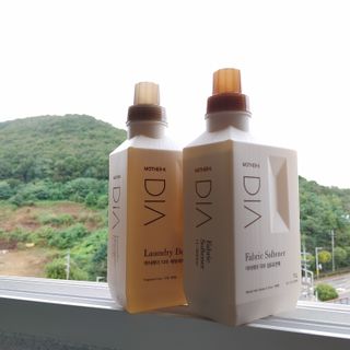 마더케이 디아 프리미엄 아기세제&섬유유연제 — 4.5점을 준 리뷰어가 2021년 10월 올린 사용 사진