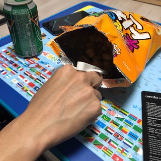 칩스틱 과자젓가락 게이밍젓가락 2ea / KC인증 식품용 — 5점을 준 리뷰어가 2021년 11월 올린 사용 사진