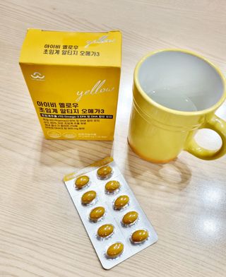 아이비웰니스 롱비다 커큐민 강황 400mg 함유 아이비 옐로우 초임계 알티지 오메가3 KD 파마 (30캡슐) — 4점을 준 리뷰어가 2024년 11월 올린 사용 사진