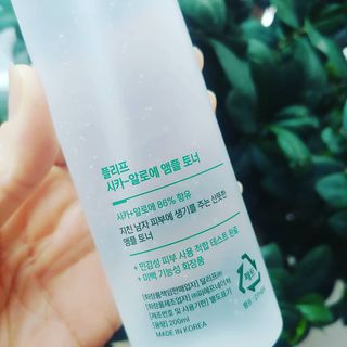플리프 시카-알로에 앰플 토너 200ML — 5점을 준 리뷰어가 2021년 3월 올린 사용 사진