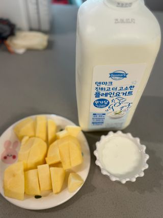 프리_[덴마크] 진하고 더 고소한 플레인 요거트 1.8L — 5점을 준 리뷰어가 2025년 7월 올린 사용 사진