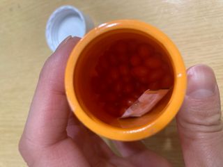 앙팡 츄어블 비타민D 1000 IU 130mg x 90정 — 5점을 준 리뷰어가 2022년 10월 올린 사용 사진