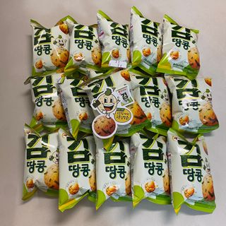 오리온 오징어땅콩의 짭짤고소 신제품, 구운김땅콩 — 5점을 준 리뷰어가 2022년 5월 올린 사용 사진