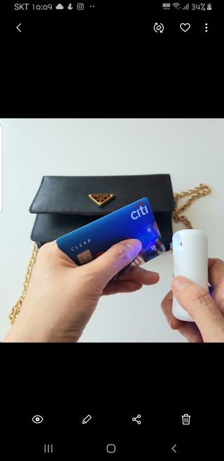 lumion Vitok 휴대용 살균캡슐 — 5점을 준 리뷰어가 2021년 1월 올린 사용 사진