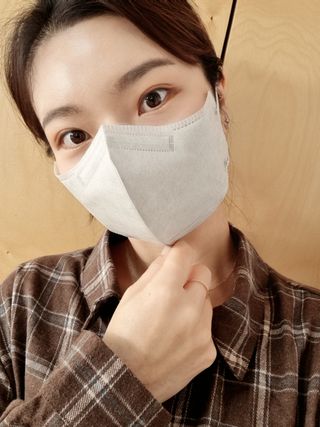 [케이퓨리] 케이퓨리 항균 구리마스크 15매 (대형/중형/키즈) — 5점을 준 리뷰어가 2022년 12월 올린 사용 사진