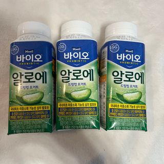 LIVE 매일바이오 알로에 드링킹 요거트 — 5점을 준 리뷰어가 2022년 4월 올린 사용 사진