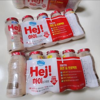 덴마크 **[구매평]하이(Hej!) 브랜드 패키지(요구르트, 그릭요거트)[11,220원] — 5점을 준 리뷰어가 2025년 11월 올린 사용 사진