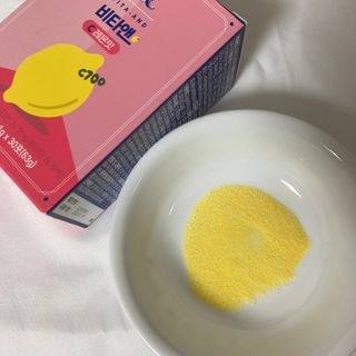 비타앤C 레몬맛, 망고맛 — 4점을 준 리뷰어가 2021년 7월 올린 사용 사진