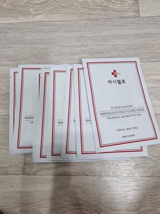닥터마시멜로 마블러스 멀티 클리닉 마스크 — 5점을 준 리뷰어가 2021년 2월 올린 사용 사진