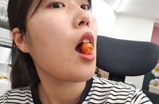 레드닥터 완숙토마토 + 통째로 동결건조한 대추방울토마토 — 5점을 준 리뷰어가 2022년 11월 올린 사용 사진
