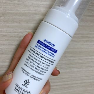 [바이로담] 저자극 약산성버블 폼 폼클렌징 150ml — 5점을 준 리뷰어가 2021년 3월 올린 사용 사진