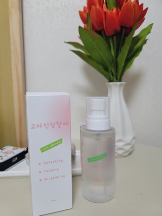 [시카앰플] 묘오한 고마진정할때 진정 스프레이 앰플 150ml — 4점을 준 리뷰어가 2021년 1월 올린 사용 사진