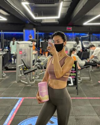 [푸름웰니스] 프로틴 다이어트 단백질 쉐이크 (750g) — 4.5점을 준 리뷰어가 2022년 4월 올린 사용 사진