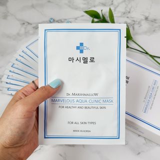 닥터마시멜로 닥터마스멜로 마블러스 아쿠아 클리닉 마스크 — 5점을 준 리뷰어가 2021년 5월 올린 사용 사진