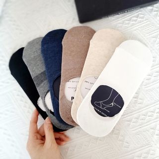 [사이즈가 있는 양말 필로이]남자 덧신 6족 선물 세트_나를 위한 선물or마음을 전하는 선물【 S, M, L, XL】 — 5점을 준 리뷰어가 2022년 6월 올린 사용 사진