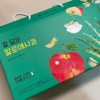 서울약사신협 잘 담은 알로애사과_70ml x 30포 — 5점을 준 리뷰어가 2021년 10월 올린 사용 사진