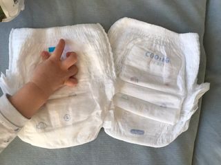 쿠잉 에어드라이  풀커버 팬티기저귀 (L/XL/XXL/XXXL) 1팩 — 5점을 준 리뷰어가 2023년 2월 올린 사용 사진