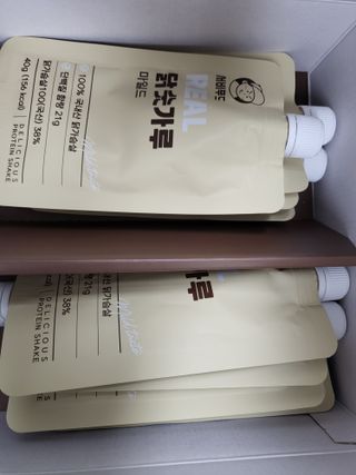 서비푸드 리얼 닭숫가루 마일드 1SET 10개입 — 4점을 준 리뷰어가 2022년 1월 올린 사용 사진