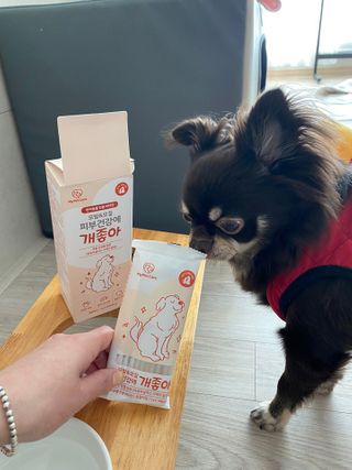 My Pet Care 모발과 모질 피부건강에 개좋아 — 5점을 준 리뷰어가 2021년 2월 올린 사용 사진