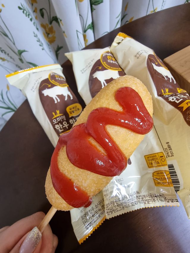 오마뎅 한우핫도그 리뷰 사진