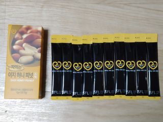 짜먹는 이지견과 짜먹는 이지아몬드, 짜먹는 이지허니피넛, 짜먹는 이지캐슈넛 각 10g X  10포 — 5점을 준 리뷰어가 2021년 2월 올린 사용 사진