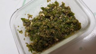 셰프애찬 수제 청양 맵짤이 400g — 5점을 준 리뷰어가 2022년 10월 올린 사용 사진