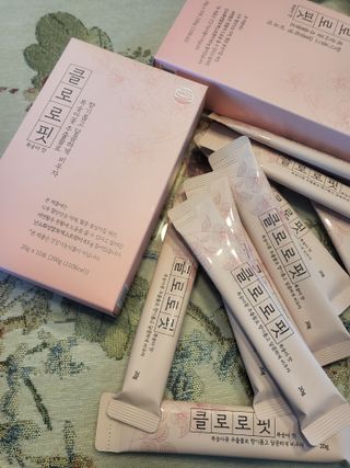 주식회사 메디프바이오 클로로핏 — 5점을 준 리뷰어가 2023년 8월 올린 사용 사진