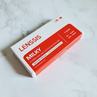 렌시스 LENSSIS [ 렌시스 ] 데일리 소프트한 색감렌즈 ＃밀키시리즈 1개월용 ｜ 3컬러 중 택1 ｜ — 4점을 준 리뷰어가 2021년 6월 올린 사용 사진