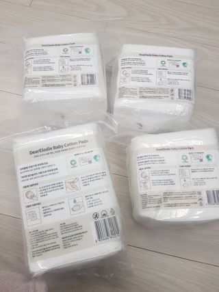 디어엘로디 프리미엄 유기농 베이비 솜티슈 40매 3 + 1 PACK — 5점을 준 리뷰어가 2021년 2월 올린 사용 사진