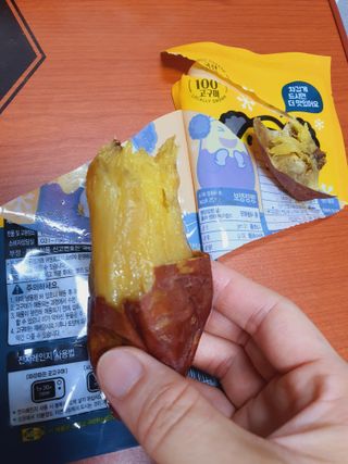 해뜨온 간편달콤 아이스 꿀맛군고구마80gx10개 — 5점을 준 리뷰어가 2021년 10월 올린 사용 사진