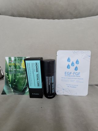 Dr.느루벗 느루벗 옴므 토탈 케어 올인원 118ml 남자 남성 스킨 로션 에센스 크림 화장품 — 5점을 준 리뷰어가 2021년 2월 올린 사용 사진