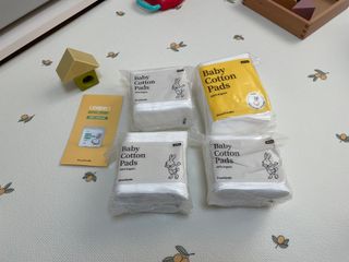 디어엘로디 프리미엄 유기농 베이비 솜티슈 40매 3 + 1 PACK — 4점을 준 리뷰어가 2021년 2월 올린 사용 사진