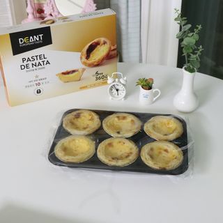 디앙뜨 포르투갈 에그타르트 오리지널 맛+패션후르츠+초콜릿타르트 맛 중 택1 — 4점을 준 리뷰어가 2021년 8월 올린 사용 사진