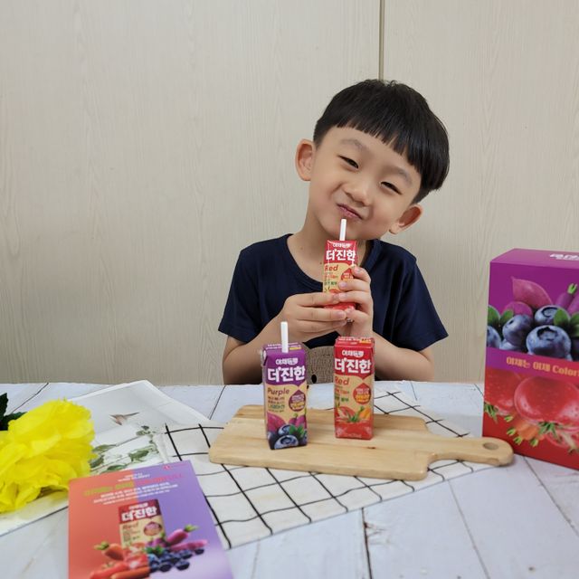 [롯데칠성] 야채는 이제 COLORFULL! 야채듬뿍  더 진한 레드 4개 +퍼플 4개 (총 8개) 리뷰 사진