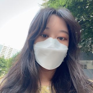 에버그린 순면 끈조절 KF80 마스크 - 화이트/블랙 컬러 대형 - 10매 — 5점을 준 리뷰어가 2021년 6월 올린 사용 사진