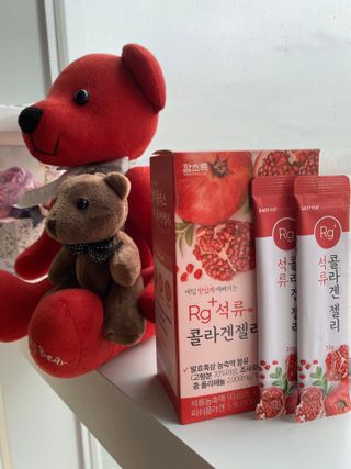 함초록 Rg+ 석류콜라겐젤리 — 5점을 준 리뷰어가 2021년 3월 올린 사용 사진