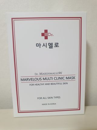 닥터마시멜로 마블러스 멀티 클리닉 마스크 — 5점을 준 리뷰어가 2021년 4월 올린 사용 사진