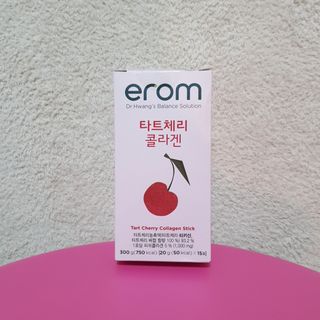 이롬 erom 타트체리 콜라겐 — 5점을 준 리뷰어가 2021년 4월 올린 사용 사진